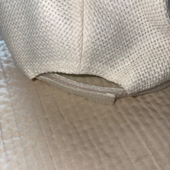 La Valentina | White Woven Baseball Cap - Picture 2 of 5